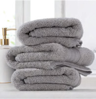 KHĂN VẢI COTTON KW-01 GREY