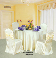 BỘ KHĂN BÀN, ÁO GHẾ, VÁY GHẾ, NƠ GHẾ SANG TRỌNG DÀNH CHO NHÀ HÀNG KHÁCH SẠN KW10-3