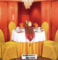 BỘ KHĂN BÀN, ÁO GHẾ, VÁY GHẾ, NƠ GHẾ SANG TRỌNG DÀNH CHO NHÀ HÀNG KHÁCH SẠN KW14-2