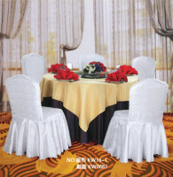 BỘ KHĂN BÀN, ÁO GHẾ, VÁY GHẾ, NƠ GHẾ SANG TRỌNG DÀNH CHO NHÀ HÀNG KHÁCH SẠN KW18-1