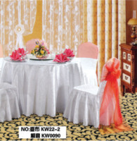 BỘ KHĂN BÀN, ÁO GHẾ, VÁY GHẾ, NƠ GHẾ SANG TRỌNG DÀNH CHO NHÀ HÀNG KHÁCH SẠN KW22-2