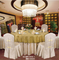 BỘ KHĂN BÀN, ÁO GHẾ, VÁY GHẾ, NƠ GHẾ SANG TRỌNG DÀNH CHO NHÀ HÀNG KHÁCH SẠN KW28-1