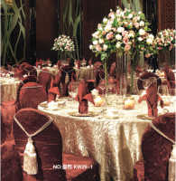 BỘ KHĂN BÀN, ÁO GHẾ, VÁY GHẾ, NƠ GHẾ SANG TRỌNG DÀNH CHO NHÀ HÀNG KHÁCH SẠN KW29-1