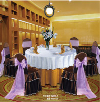 BỘ KHĂN BÀN, ÁO GHẾ, VÁY GHẾ, NƠ GHẾ SANG TRỌNG DÀNH CHO NHÀ HÀNG KHÁCH SẠN KW32-1